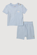 Baby Boys 12-24M Whale Detail Tee and Shorts