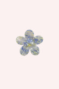 Petite Forget Me Not Flower Clip Aquamarine