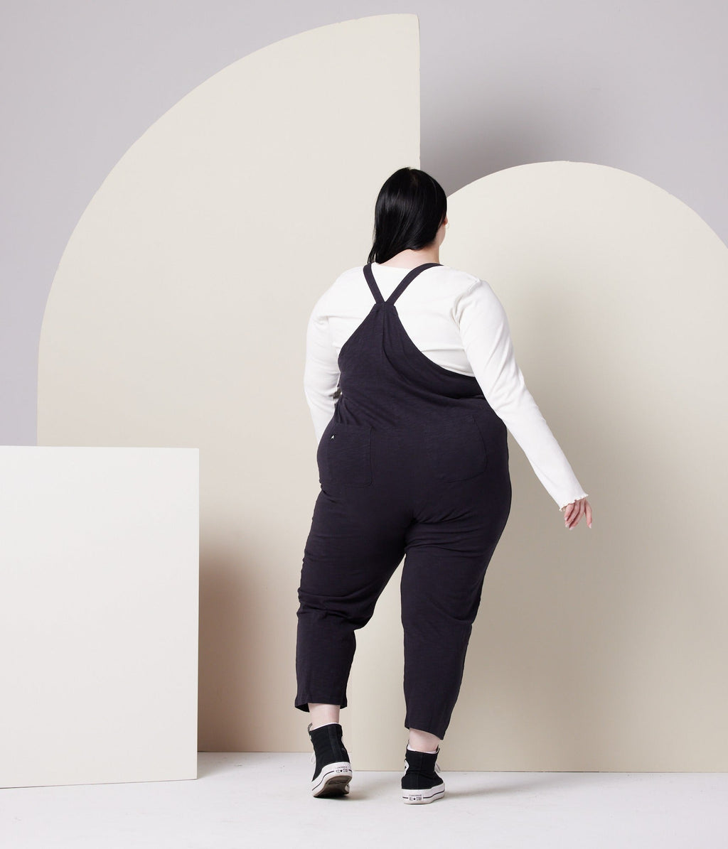 Rhythm Adjustable Overall - Washed Black