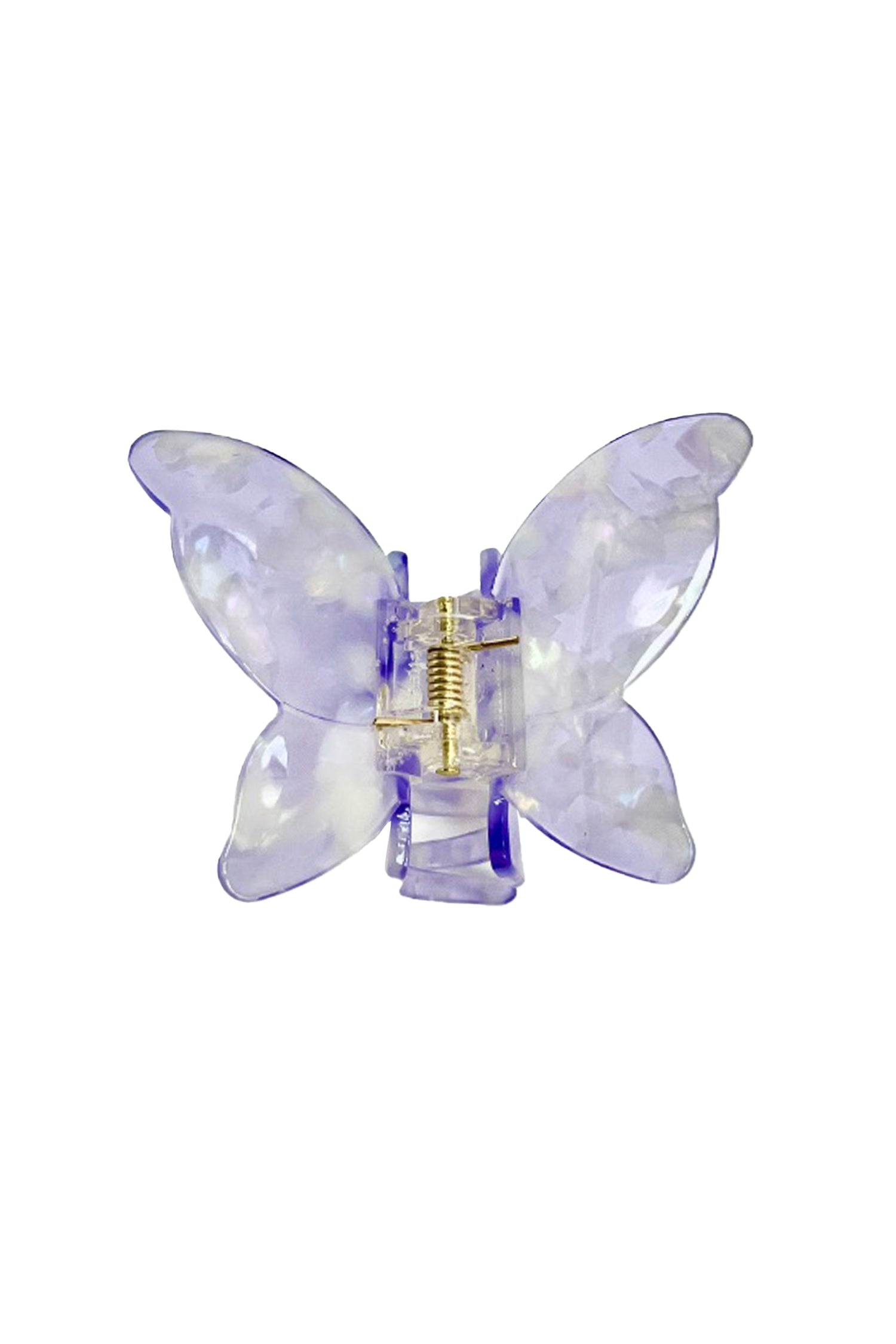 Large Gemtone Butterfly Jaw  Lavender