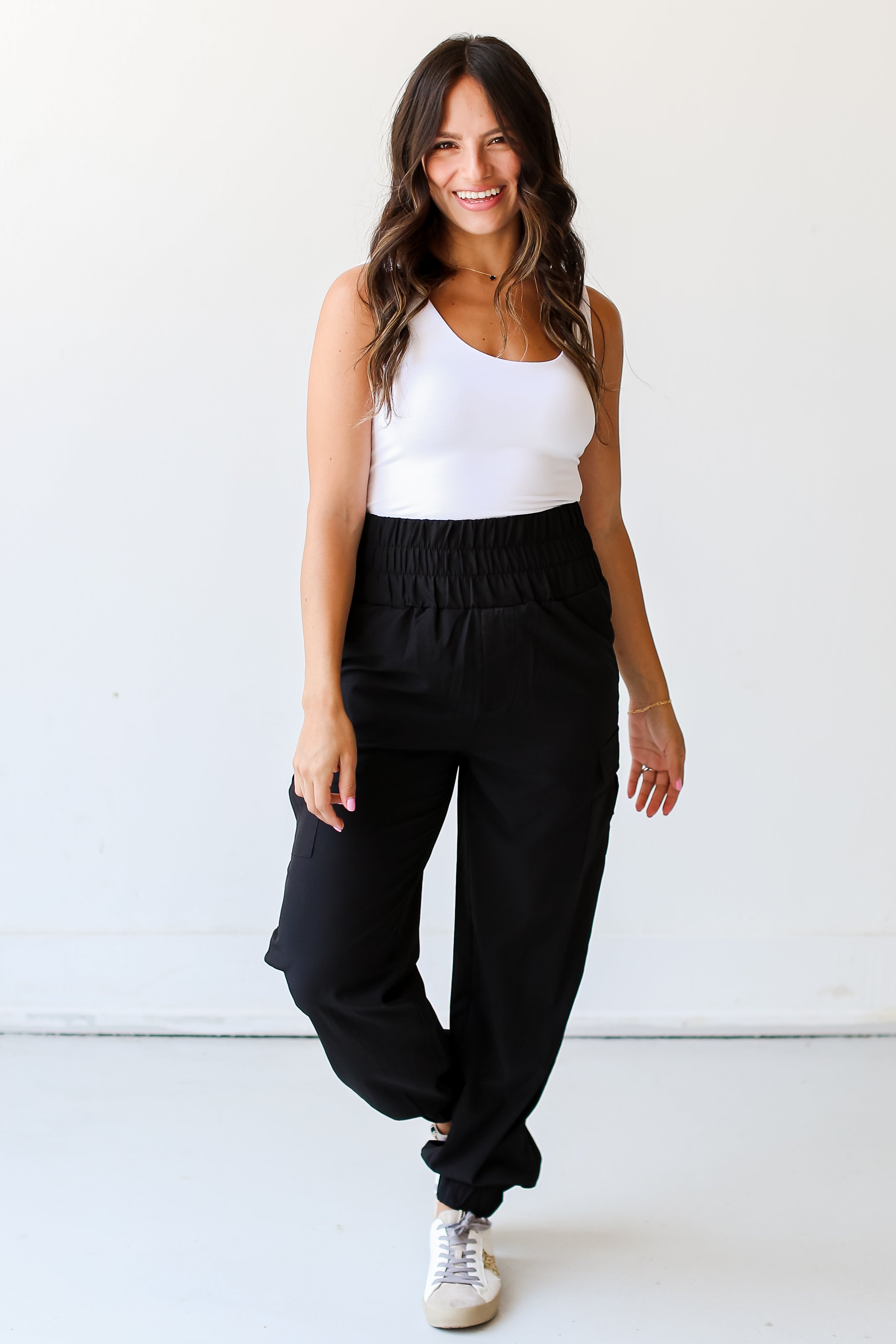 FINAL SALE - Savvy Outlook Cargo Joggers