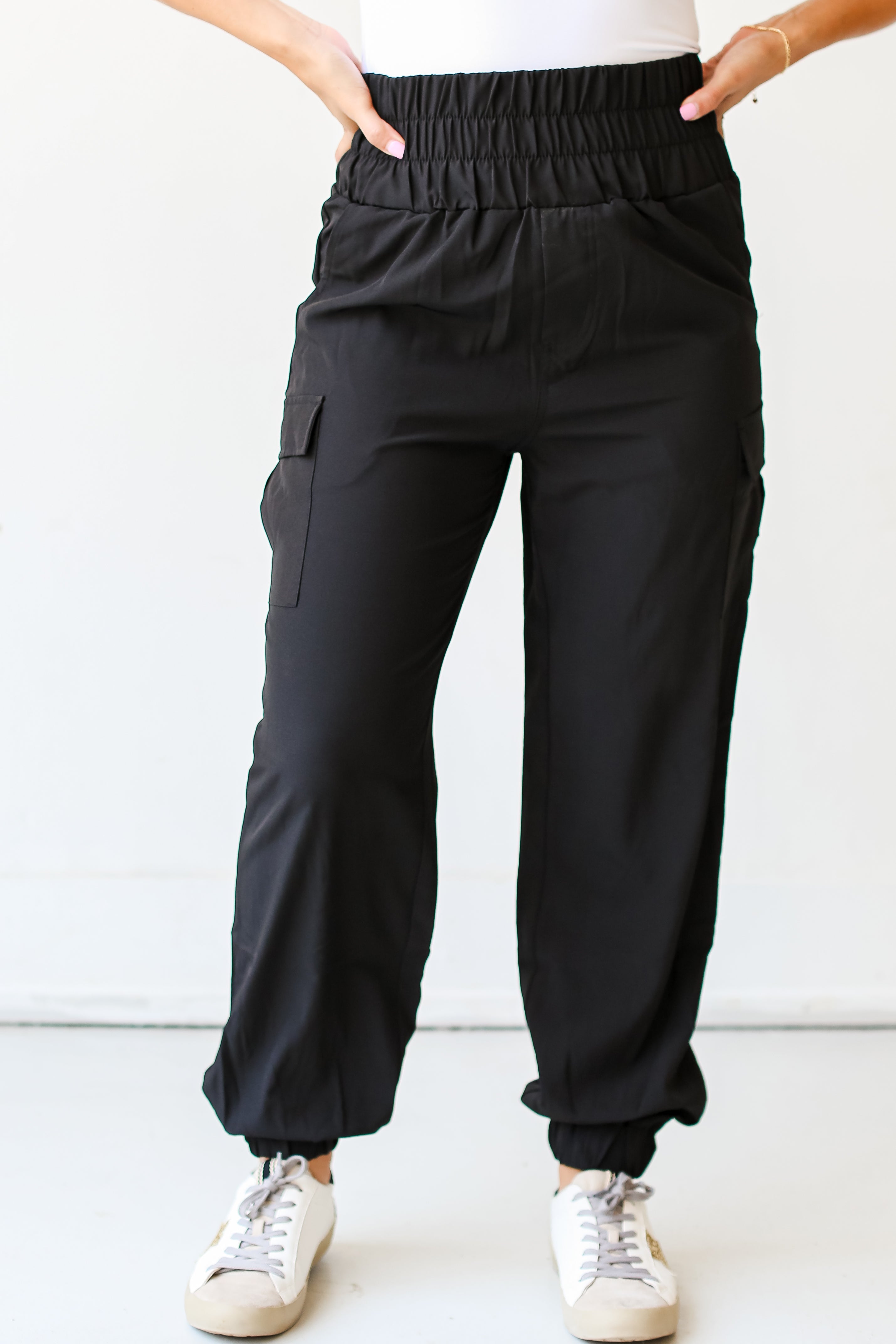 FINAL SALE - Savvy Outlook Cargo Joggers