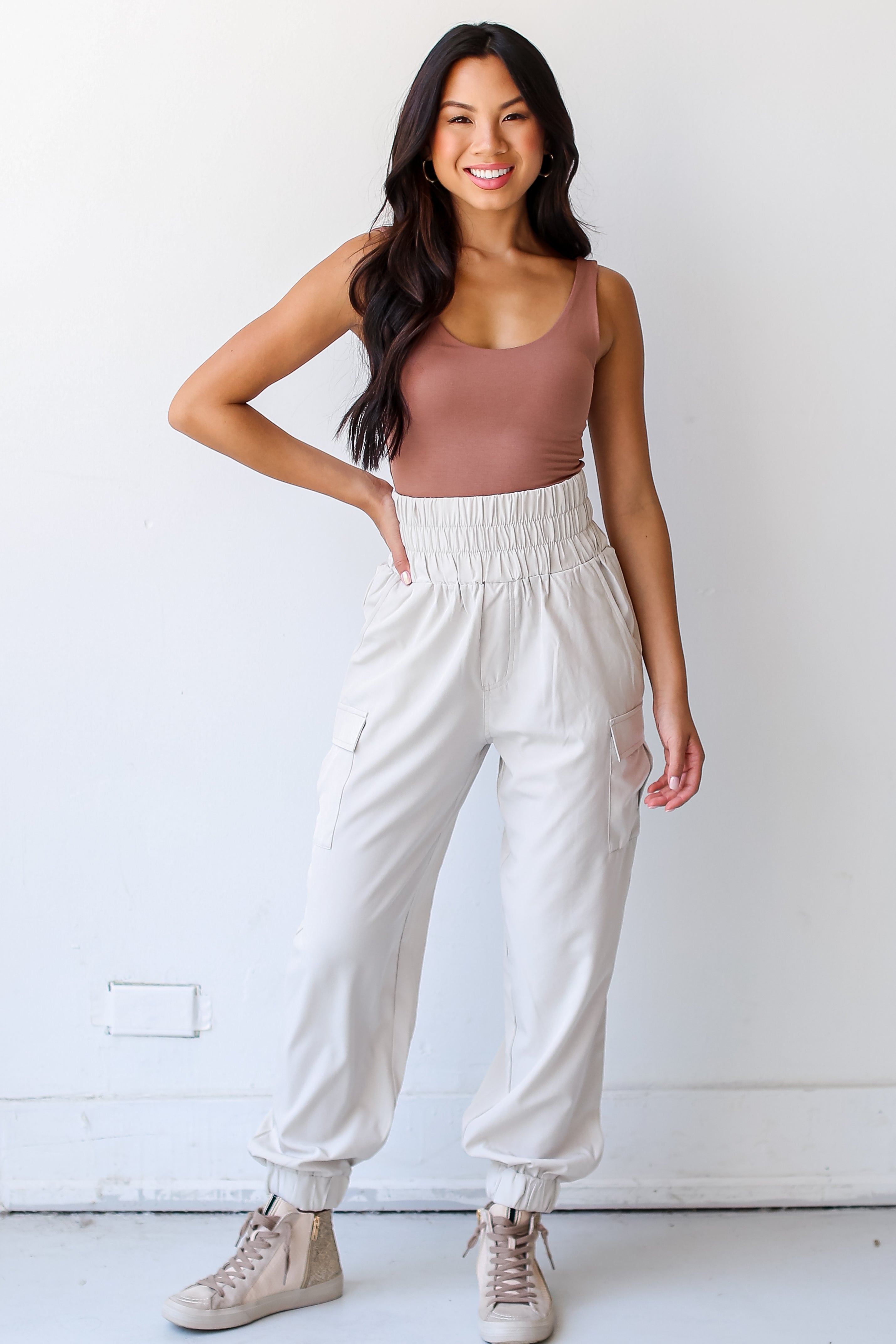 FINAL SALE - Savvy Outlook Cargo Joggers