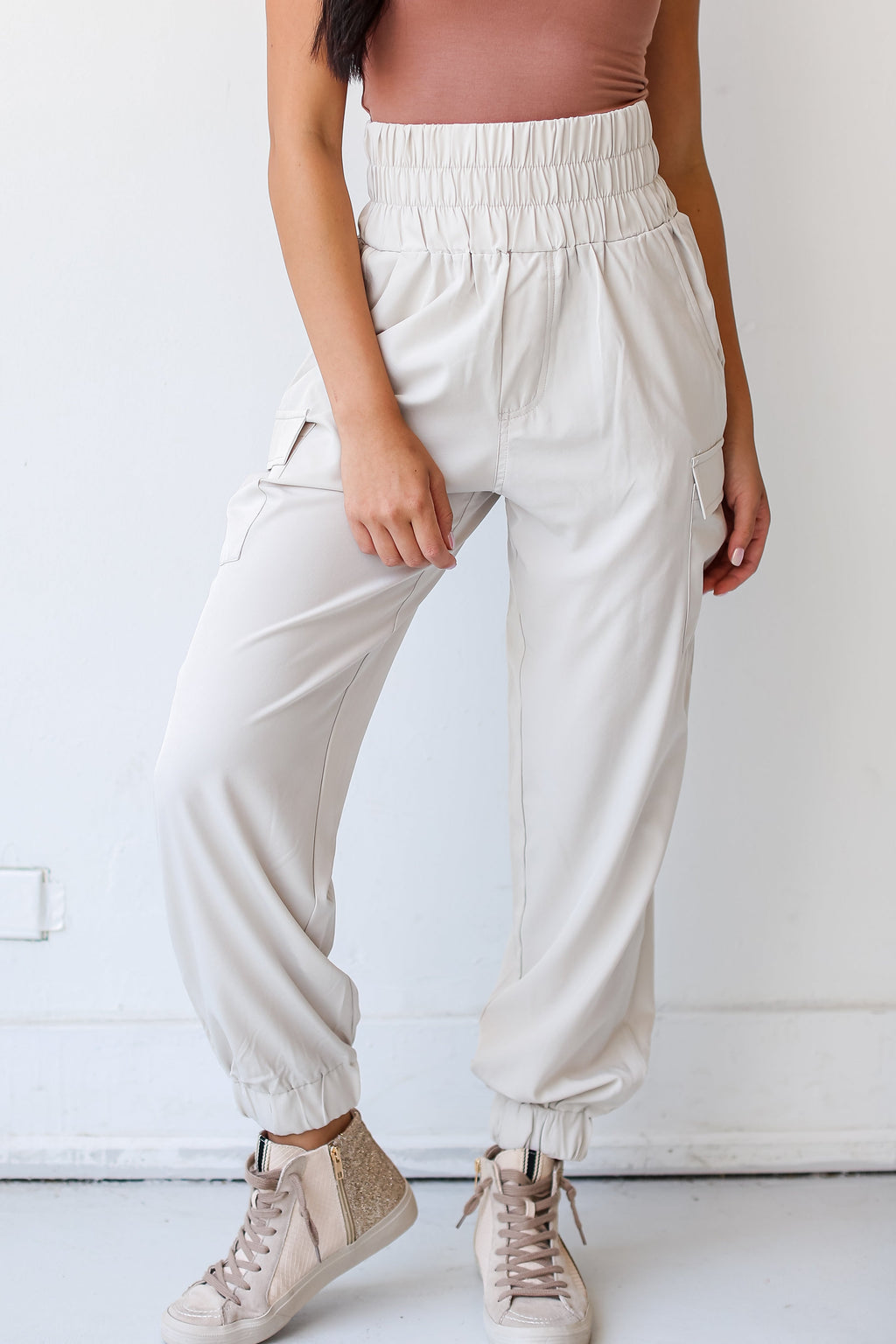 FINAL SALE - Savvy Outlook Cargo Joggers