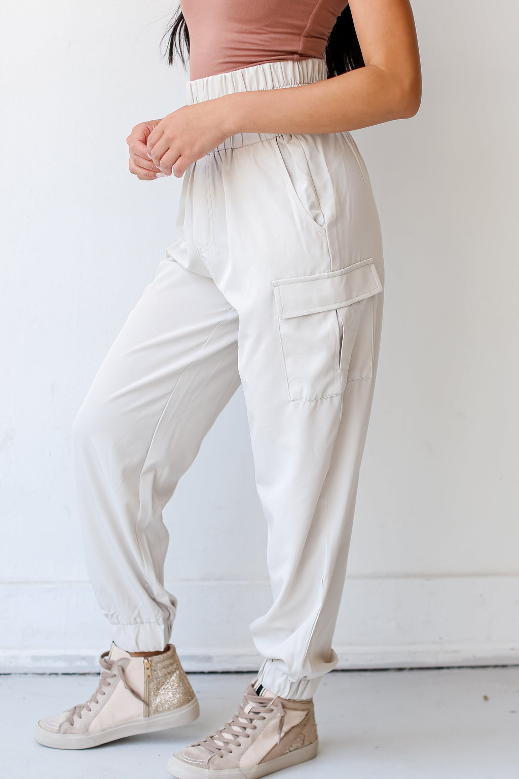 FINAL SALE - Savvy Outlook Cargo Joggers