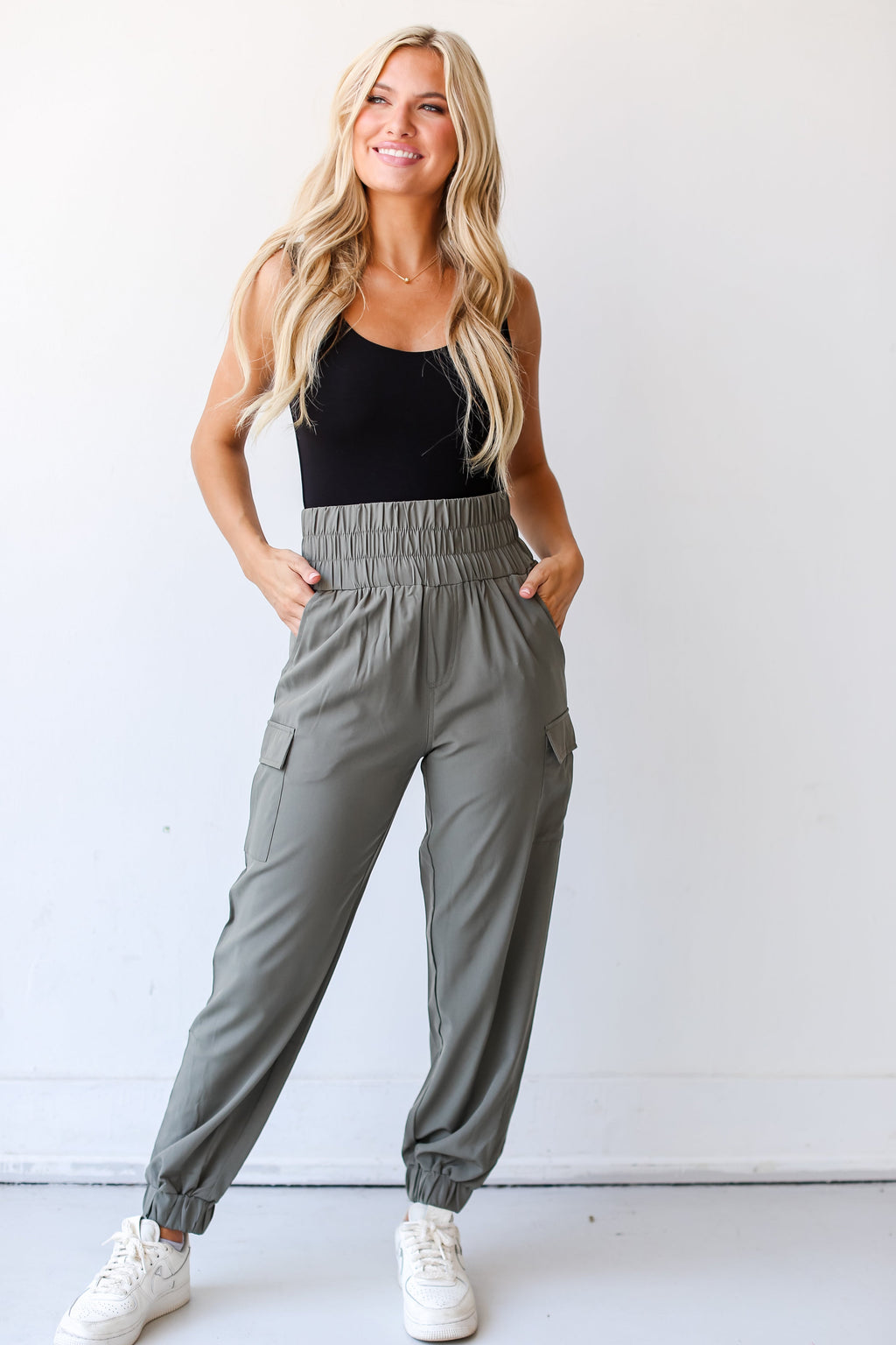 FINAL SALE - Savvy Outlook Cargo Joggers