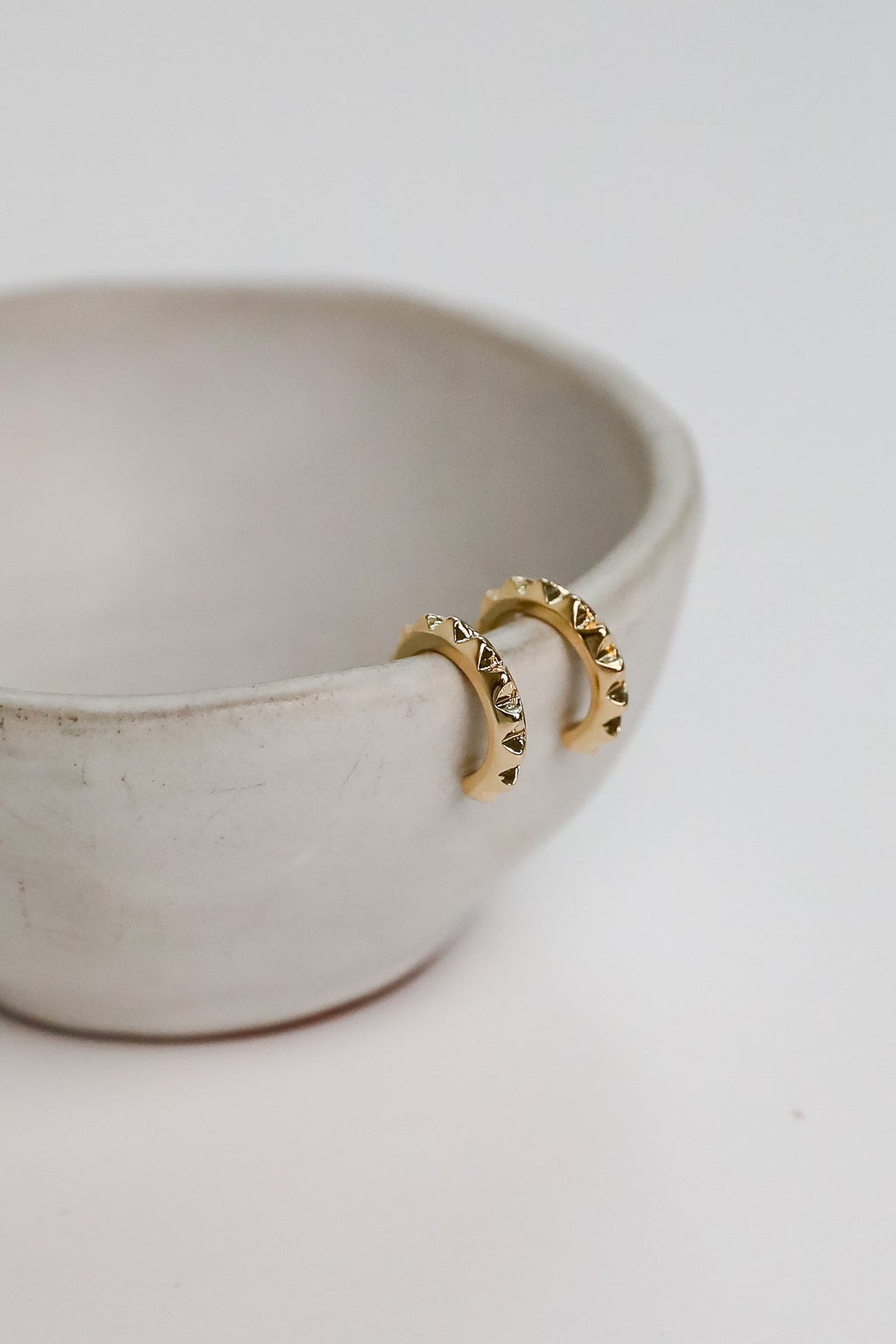 FINAL SALE - Tatum Gold Mini Hoop Earrings
