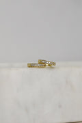 FINAL SALE - Kiara Rhinestone Mini Hoop Earrings