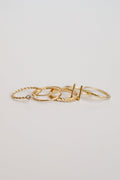 FINAL SALE - Diana Gold Ring Set